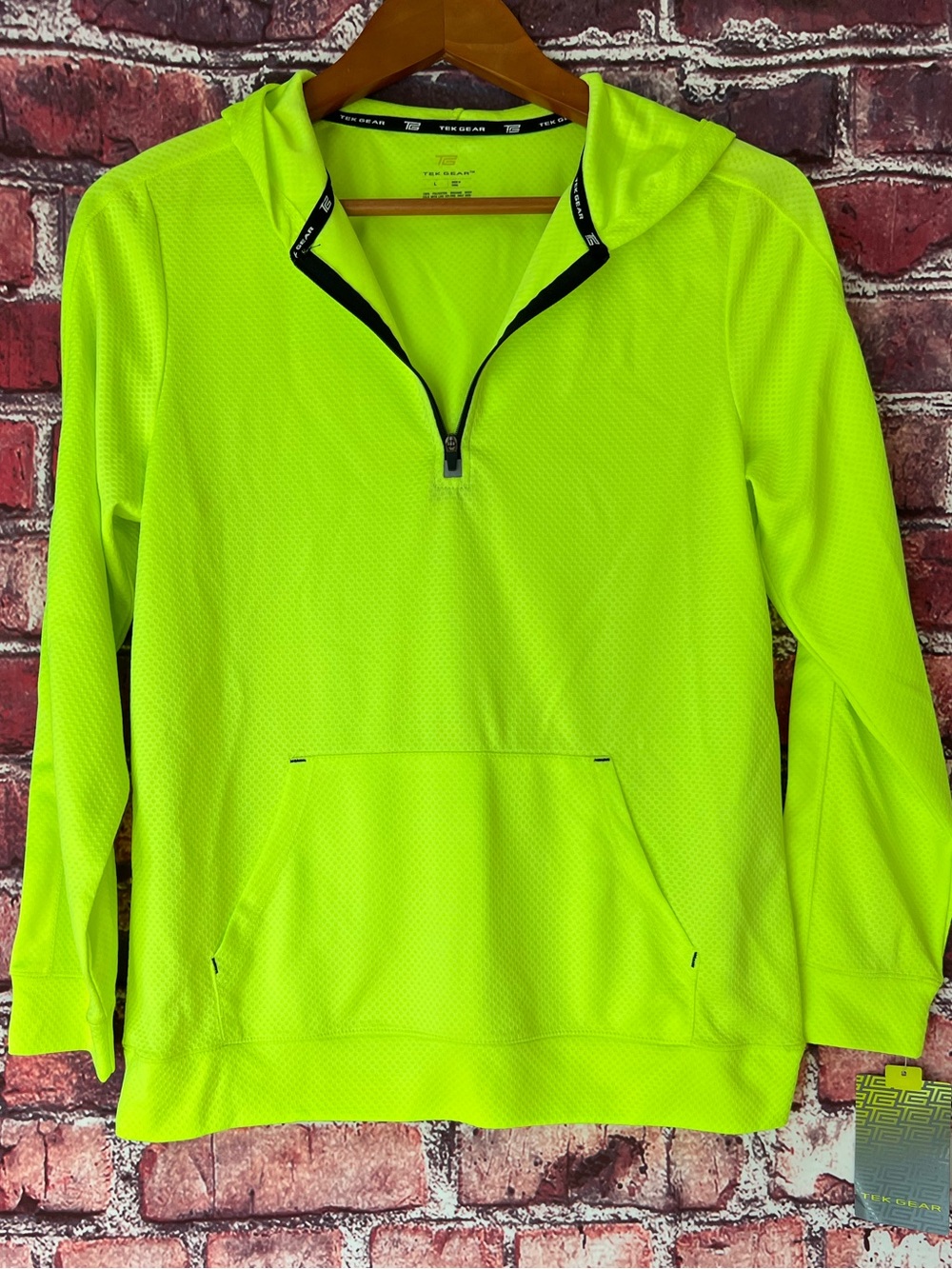 Tek Gear Women's Dry Tek 1/4 Zip Pullover Hoodie